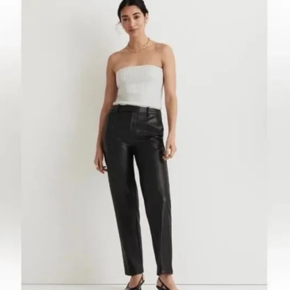 Madewell Fairbanks Leather Pants